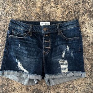 Black Daisy Junior Jean Shorts 7/28